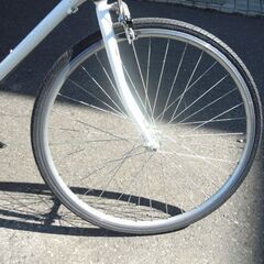 TOKYOBIKE 26インチ クロスバイク 8段切替 ホワイト系 Sサイズ 自転車