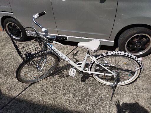 22型　子供自転車　ホワイト　サカモトテクノ