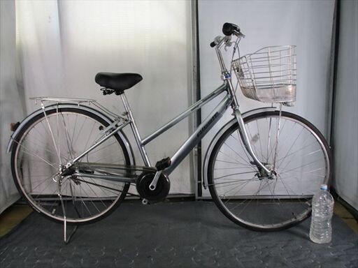 C601　限定特価　整備済み★ブリヂストン　アルベルトロイヤル　シルバー★ 中古自転車 【27インチ 】 (*^▽^*)