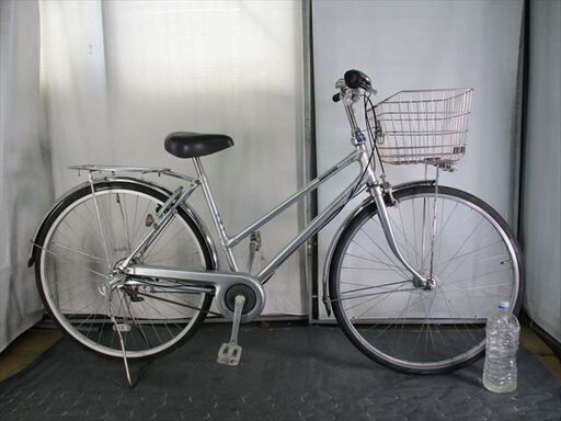 C602　限定特価　整備済み★ブリヂストン　プレビオベルト　シルバー★ 中古自転車 【27インチ 】(*^▽^*)