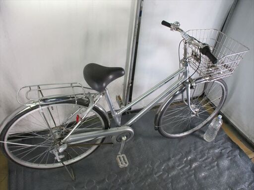 C602　限定特価　整備済み★ブリヂストン　プレビオベルト　シルバー★ 中古自転車 【27インチ 】(*^▽^*) C602 限定特価 整備済み☆ブリヂストン プレビオベルト シルバー