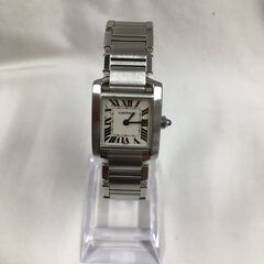 Cartier カルティエ タンクフランセーズSM レディース時計 クオーツ SS