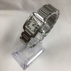 Cartier カルティエ タンクフランセーズSM レディース時計 クオーツ SS