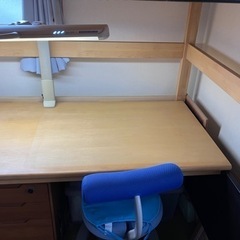 イトーキ　デスク付きロフトベッド イトーキ デスク付きロフトベッド
