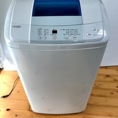 【決まりました】Haier 洗濯機 5kg 風乾燥機能付き