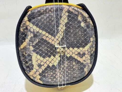 苫小牧バナナ】中古 美品 入門用 三線 工工四付き 人工皮使用 音出しOK