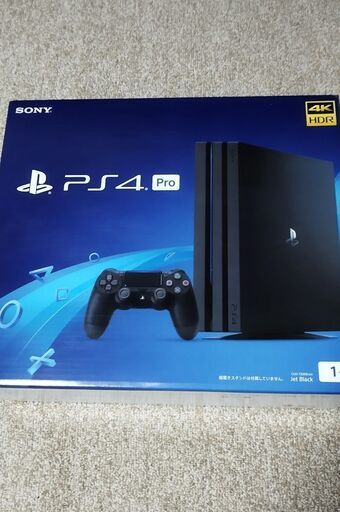 PS4pro-JetBlack CUH-7200B B01 1TBモデル コントローラ予備含め3つ