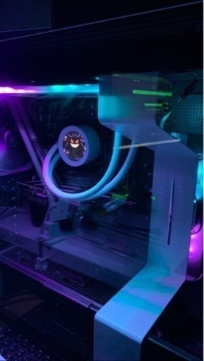 pcとその環境・机(マイクのポップガード非売品)
