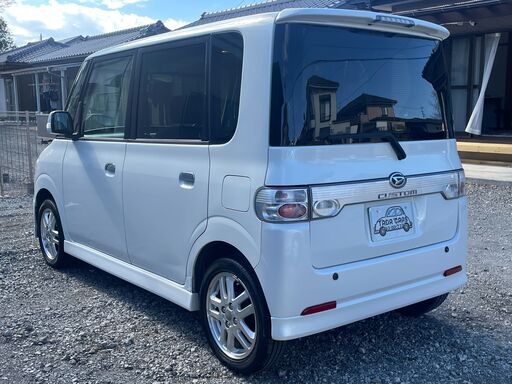 H18タントカスタムVS　パールホワイト　車検2年付き！！スマートキー！！ETC！！バックセンサー！！純正15インチアルミ！！タイミングベルト交換済み！！ H18タントカスタムVS パールホワイト 車検2年付き！！スマートキー