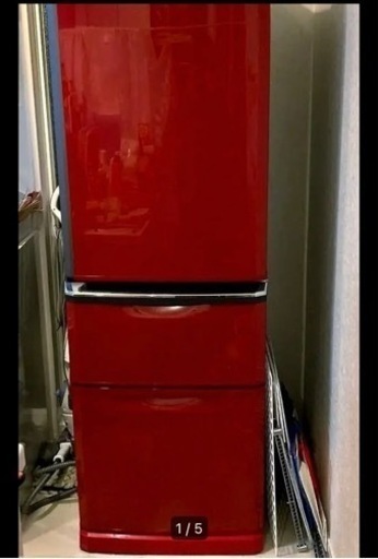 三菱 3ドア 冷蔵庫MR-C37EZ-R1形 MITSUBISHI ファミリー