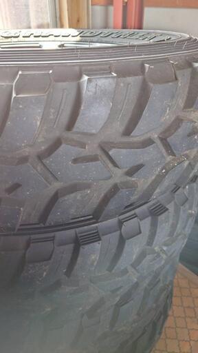 譲受人決定）ダンロップ グラントレックMT2 235/85R16 ワークホイール 