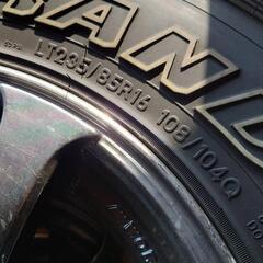 譲受人決定）ダンロップ グラントレックMT2 235/85R16 ワークホイール 