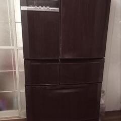 三菱ノンフロン冷凍冷蔵庫　MR-E50R/ウッディブラウン/6ドア