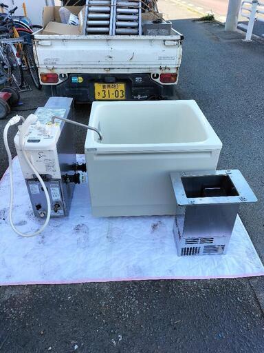Rinnai リンナイ RBF-ASBN-FX-R-S ガス風呂釜 都市ガス用 2019年製 Housetec 浴槽 HKA-0870A