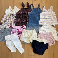 女の子夏服　80サイズまとめて