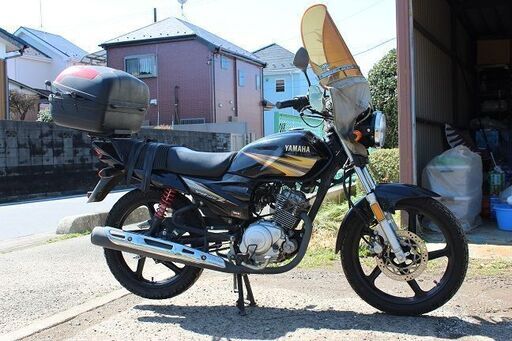 YB125Z　YSSショック　ハイカム　HID　ガレージ保管