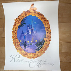 ウォルトディズニーワールド25周年記念ポスター