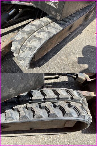 引取限定】ヤンマー YB121-2-U バックホー ユンボ 2074h YANMAR ゴム