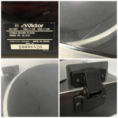 KYS3/53 動作確認済 Victor QL A70 レコード プレーヤー ビクター 