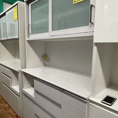 入江木工　レンジボード　貝塚市　二色浜　クリーニング済み　ソフトクローズ　珪藻土　オシャレ　大容量　キッチン　モイス加工