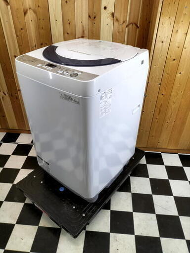 シャープ　全自動洗濯機　洗濯機　ES-GE55R　5.5kg
