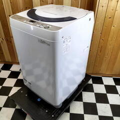 シャープ　全自動洗濯機　洗濯機　ES-GE55R　5.5kg