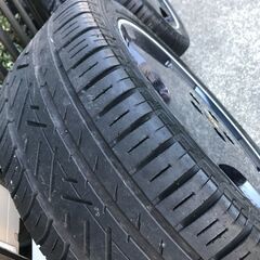 『値下』work RYVER WORK ディッシュネイビーホイール・タイヤ4本セット17インチ