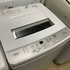 アクア6.0kg洗濯機2022年製！