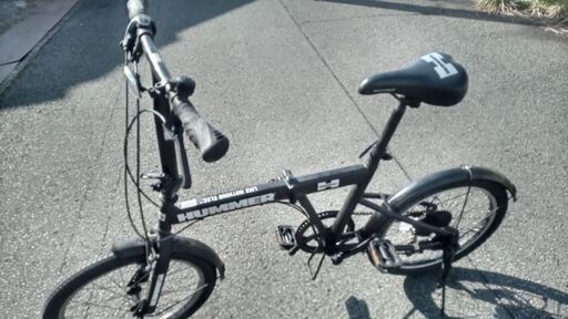 ハマー20折りたたみ自転車です