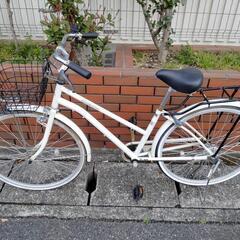 (chariyoshy 出品)26インチ自転車　ホワイト