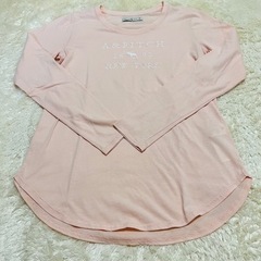 Abercrombie & Fitch ロンT ピンク