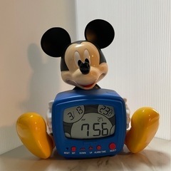 【ネット決済】ミッキーマウスの目覚まし時計　おしゃべりアラーム ...