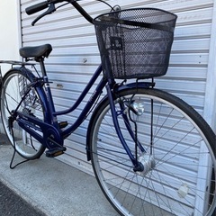 ☆前タイヤ新古後ろタイヤ良品☆ 27インチ LEDオートライト軽快車 防犯登録料込!! [No.279] ☆前タイヤ新古後ろタイヤ良品☆ 27インチ LEDオートライト軽快車 防犯