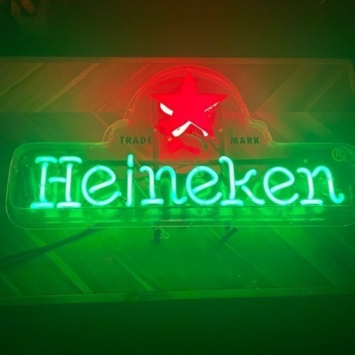[非売品] Heineken ネオンディスプレイ、照明