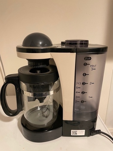 【数回使用】Panasonic製コーヒーメーカー(箱あり)