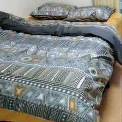 エジプト　コットンの新品セミダブルベッドのベッドシートセット