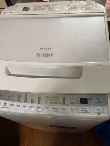 美品！HITACHIインバーター式洗濯機！7kg