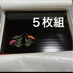 【ネット決済】【新品未使用】寿司　天ぷら　ナデシコ　撫子　皿　５...