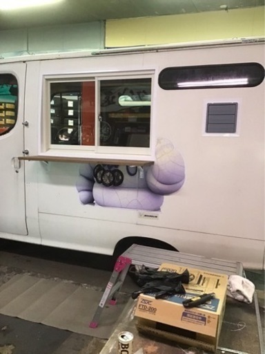 キッチンカー　換気扇取付　改造　改装　他店購入物でも気持ち良く対応致します