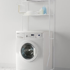 【洗濯機上のスチールラック】IKEA＿高さ170cm✕60cm〜...