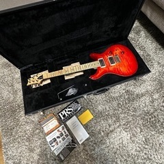 PRS Custom24 wood library Blood Orange