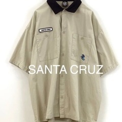 【新品未使用】SANTA CRUZ サンタクルーズ ワークシャツ 刺繍
