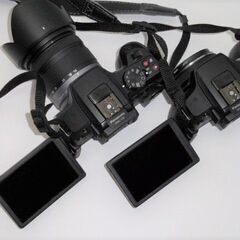 LUMIX G6 DMC-G6 レンズ付 2台セット、32GSD...