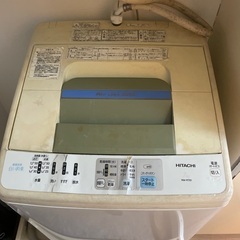 洗濯機　HITACHI 7kg ステンレス槽