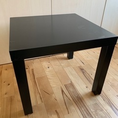 IKEA(イケア) LACK ブラック サイドテーブル　センター...