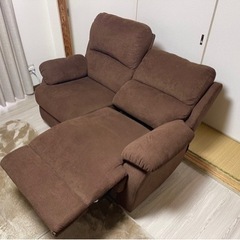 二人掛け　電動ソファー　美品