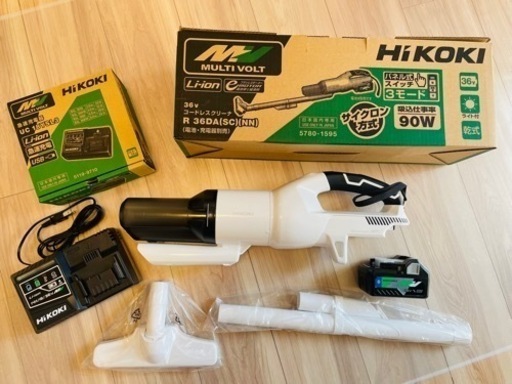 HiKOKI(ハイコーキ) 36V コードレス 掃除機 2段サイクロン式