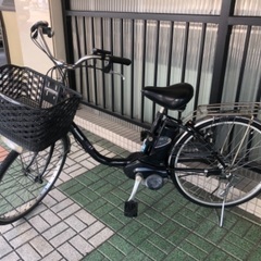 電動アシスト車?Panasonic(パナソニック)。24インチ。130cm〜。