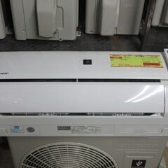 K04141 シャープ 中古エアコン 主に6畳用 冷房能力 2.2KW ／ 暖房能力 2.5