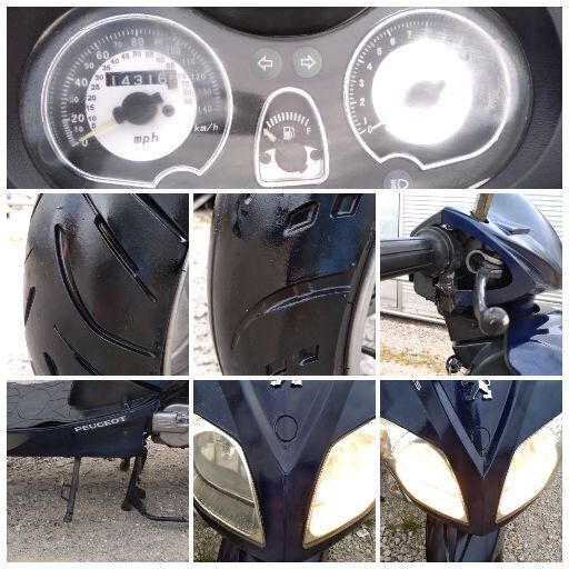 優れたエンジン。 2016年モデル。 プジョー ( Sum-Up）125cc。 非常に